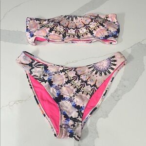River Island Pink Bikini Set